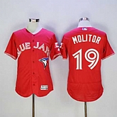 Toronto Blue Jays #19 Paul Molitor Red 2016 Flexbase Collection Canada Day Stitched Jersey,baseball caps,new era cap wholesale,wholesale hats